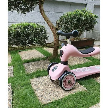 Trotineta transformabila 2 in 1 Scoot & Ride HighwayKick 1 Peach foto