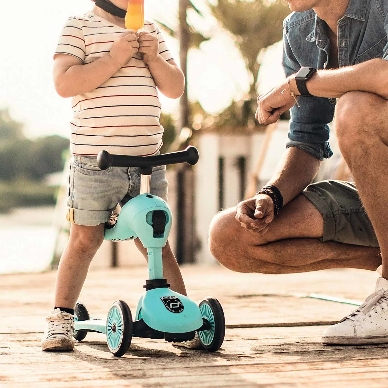 Самокат трансформер 2 в 1 Scoot & Ride HighwayKick 1 Blueberry foto