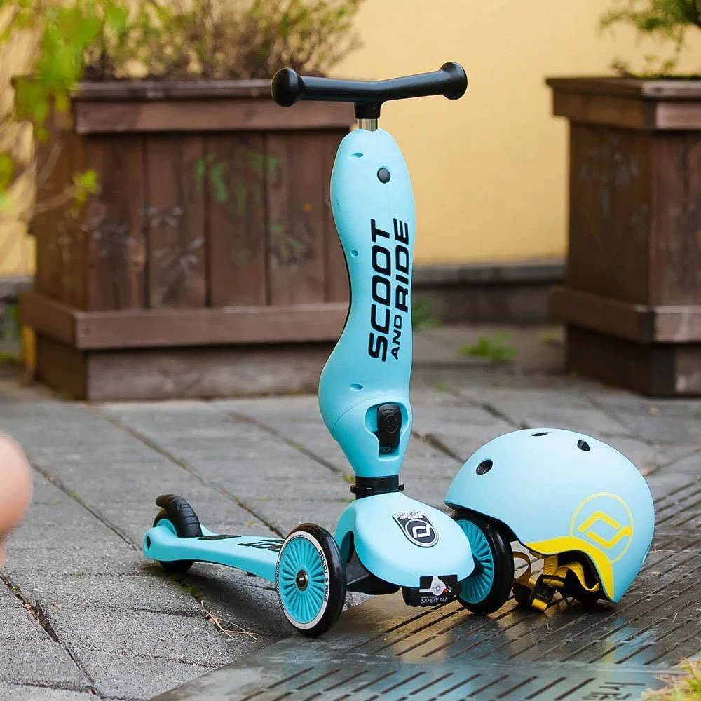 Самокат трансформер 2 в 1 Scoot & Ride HighwayKick 1 Blueberry foto