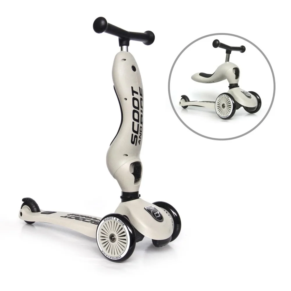 Trotineta transformabila 2 in 1 Scoot & Ride HighwayKick 1 Ash foto