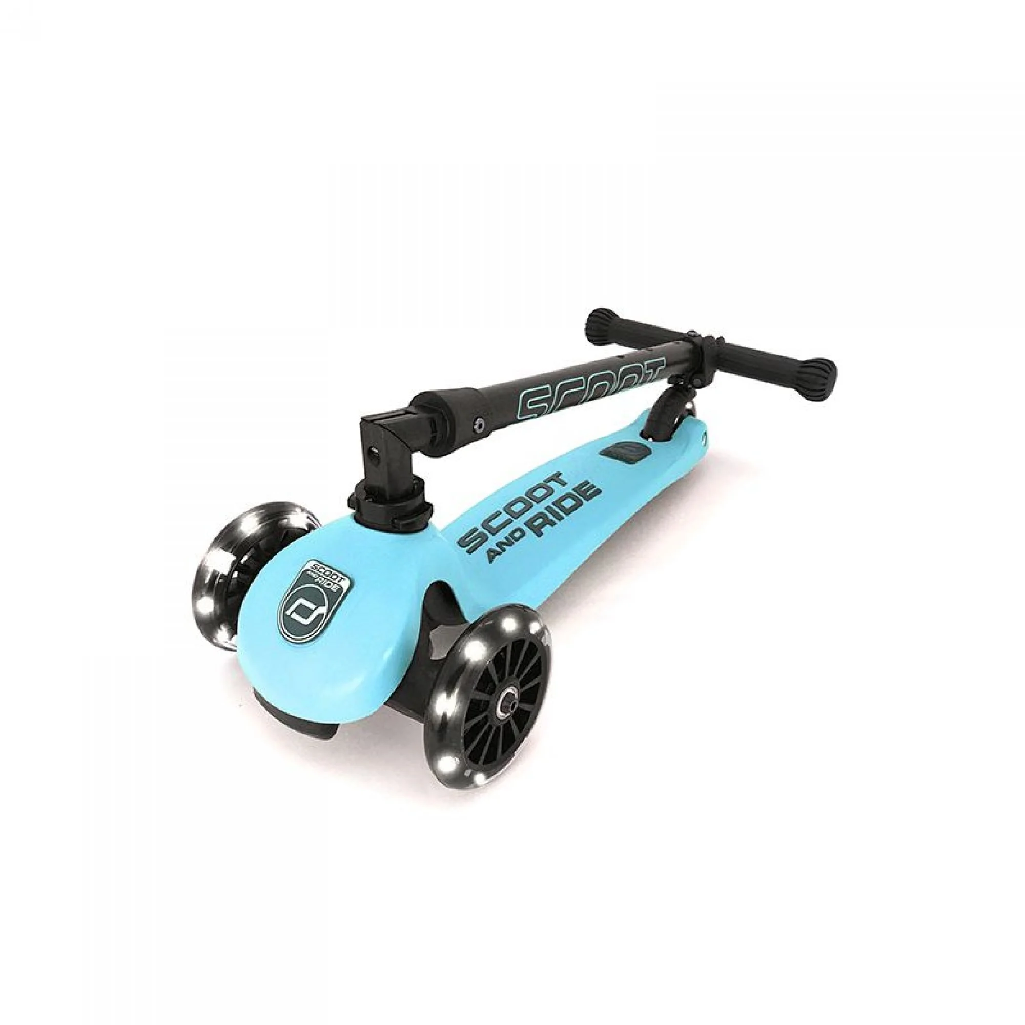 Cамокат cкладной Scoot & Ride HighwayKick 3 Led Blueberry foto