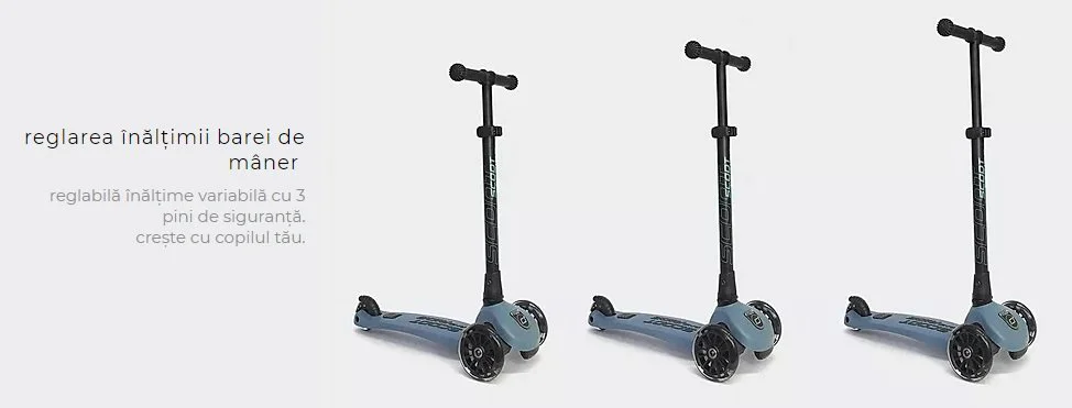 Cамокат cкладной Scoot & Ride HighwayKick 3 Led Peach foto