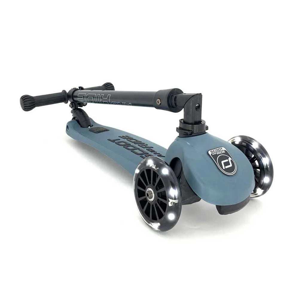 Cамокат cкладной Scoot & Ride HighwayKick 3 Led Steel foto