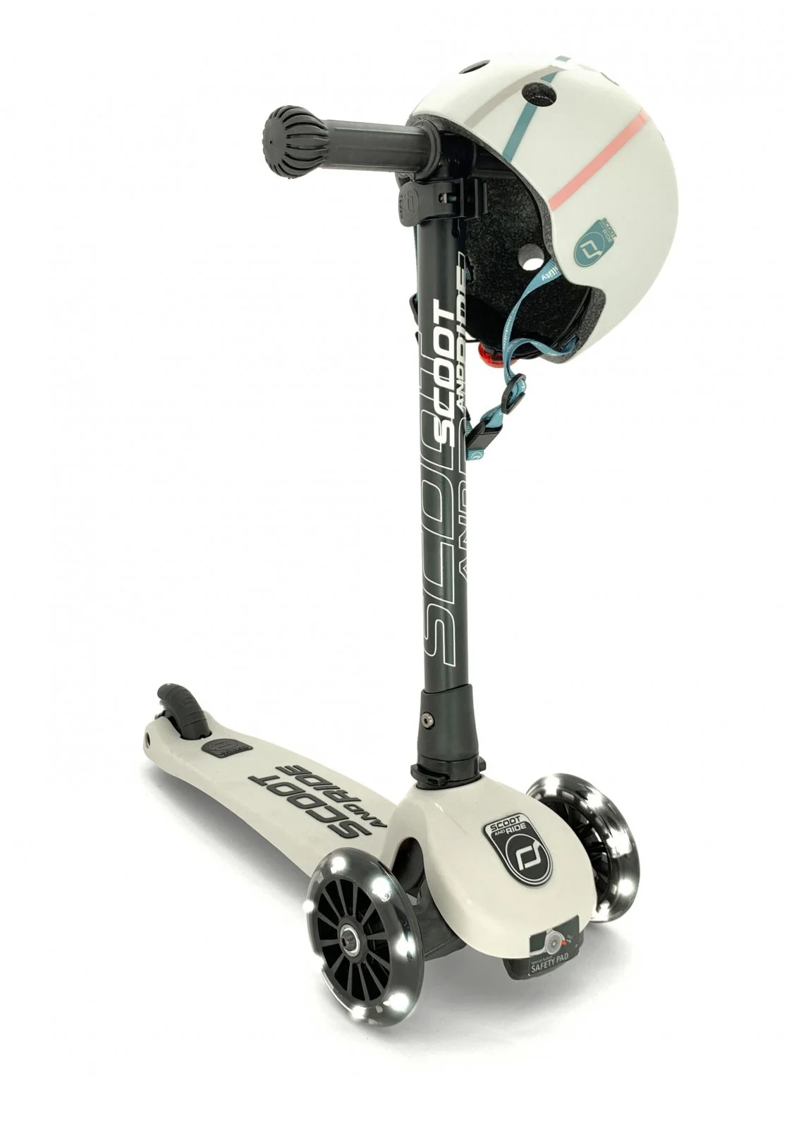 Cамокат cкладной Scoot & Ride HighwayKick 3 Led Ash foto