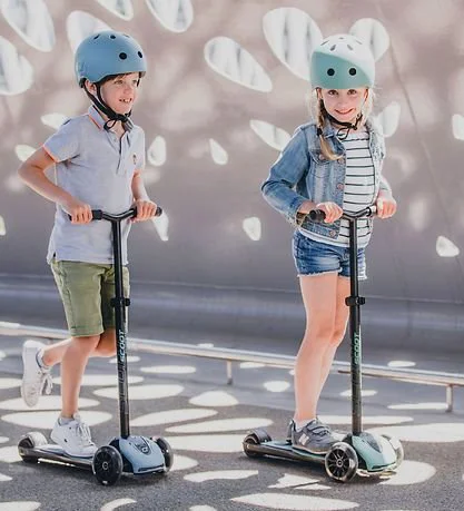 Cамокат cкладной Scoot & Ride HighwayKick K5 Led Steel foto