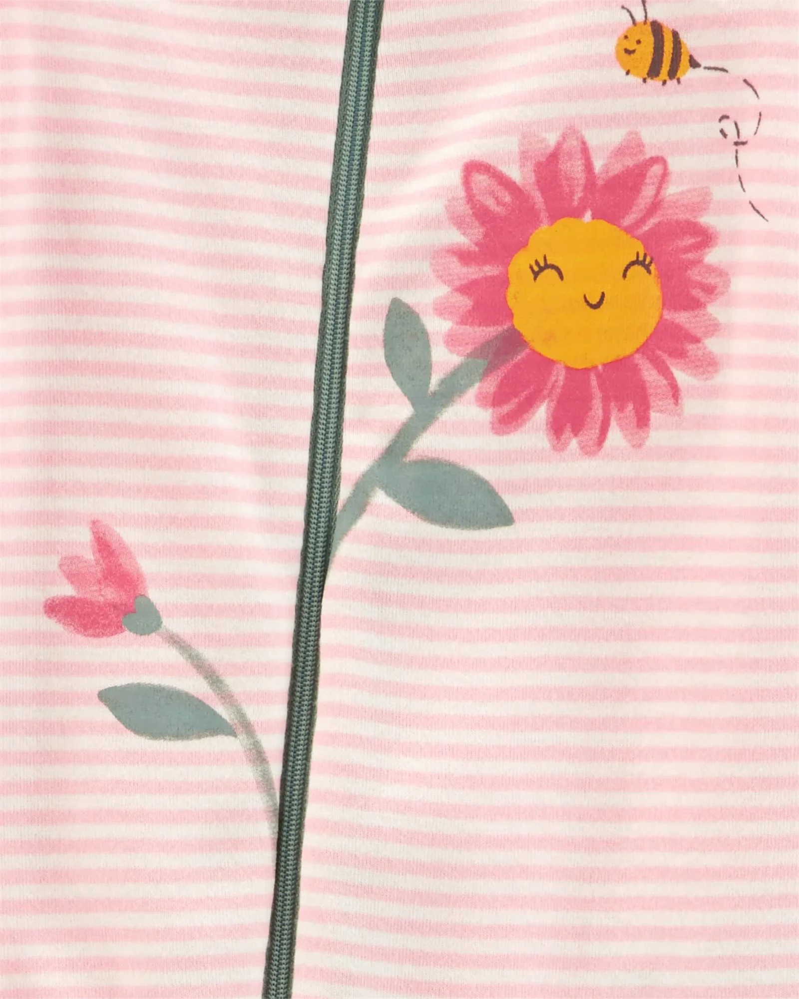 Carter's Pijama cu fermoar Floare foto