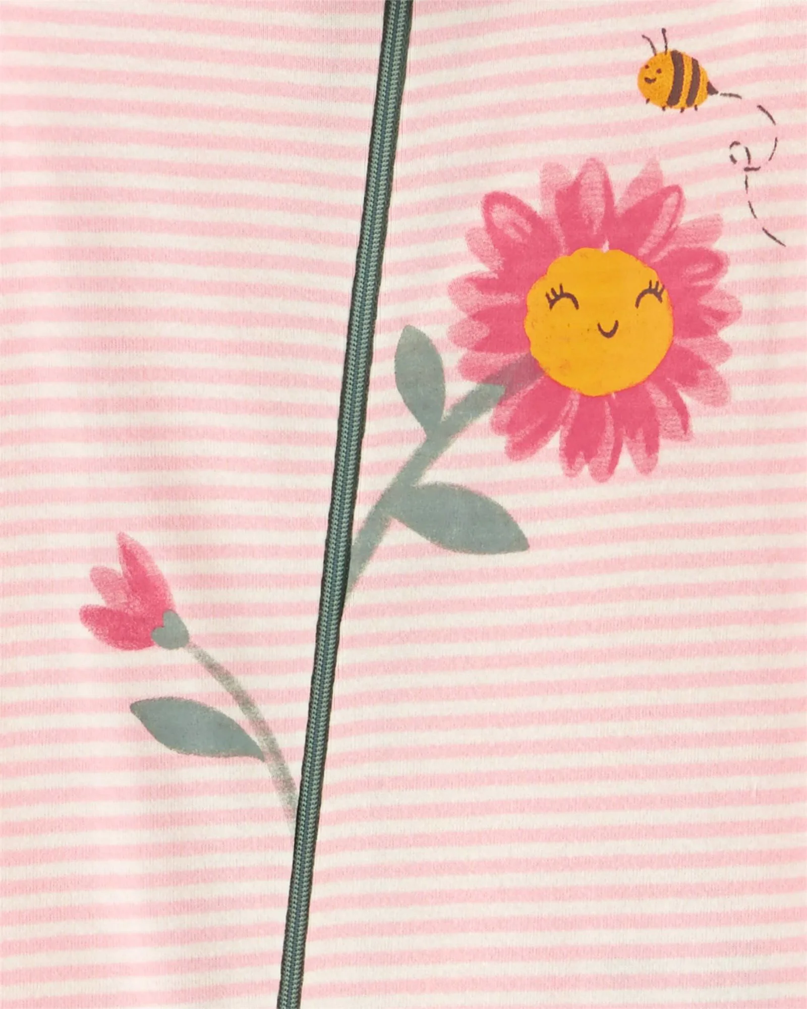 Carter's Pijama cu fermoar Floare foto