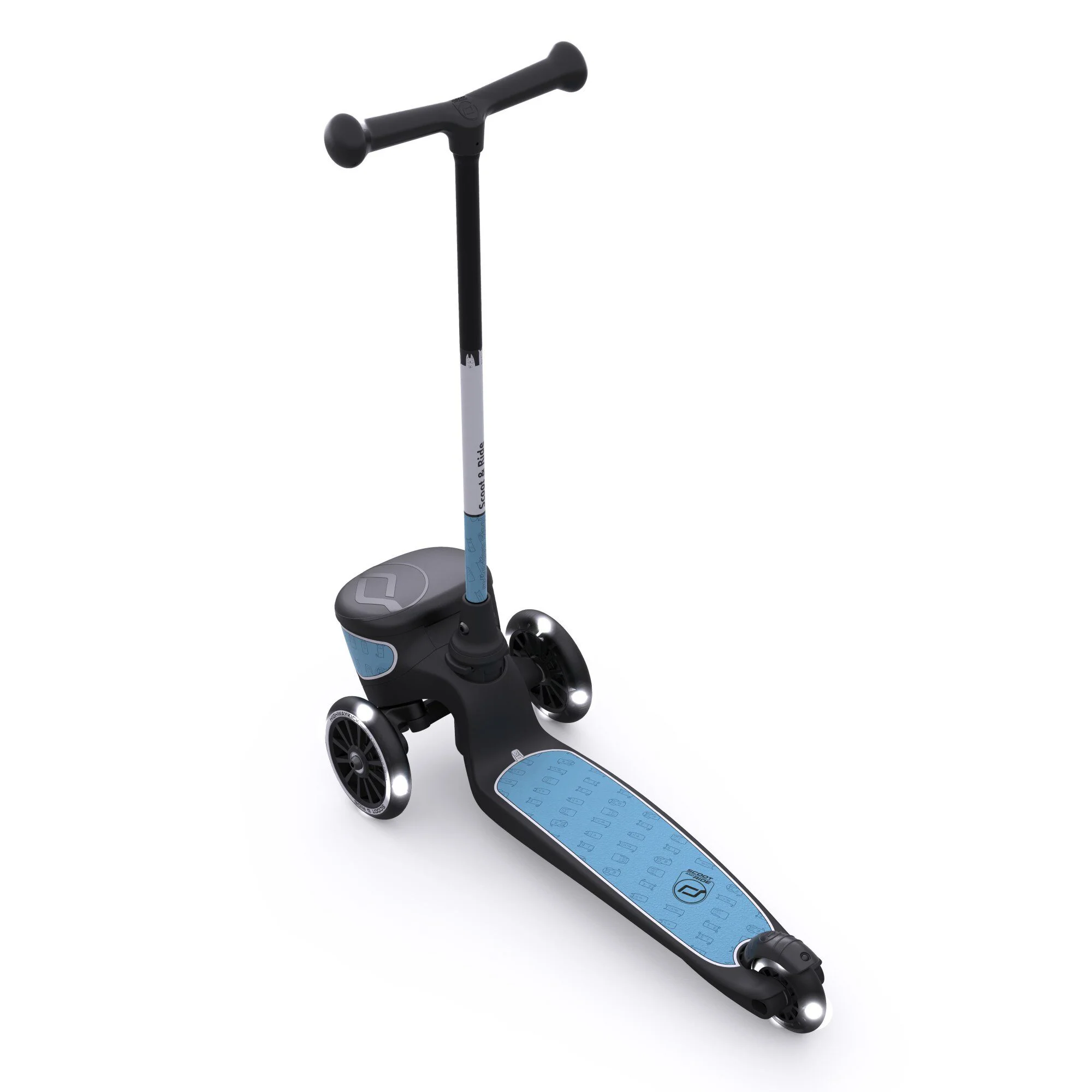 Cамокат cкладной Scoot & Ride HighwayKick 2 Lifestyle Reflective Steel foto