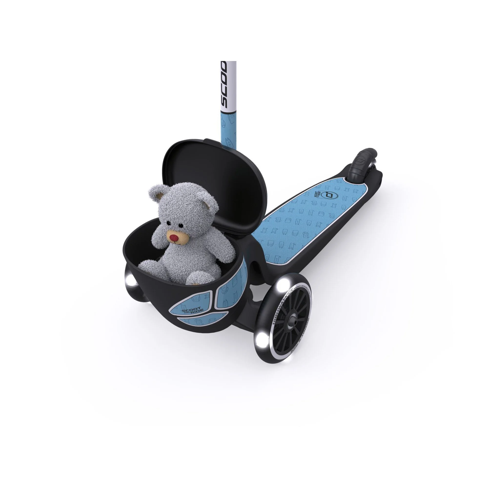 Cамокат cкладной Scoot & Ride HighwayKick 2 Lifestyle Reflective Steel foto