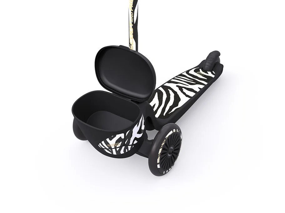 Cамокат cкладной Scoot & Ride HighwayKick 2 Lifestyle Zebra foto