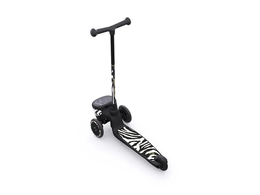 Cамокат cкладной Scoot & Ride HighwayKick 2 Lifestyle Zebra foto