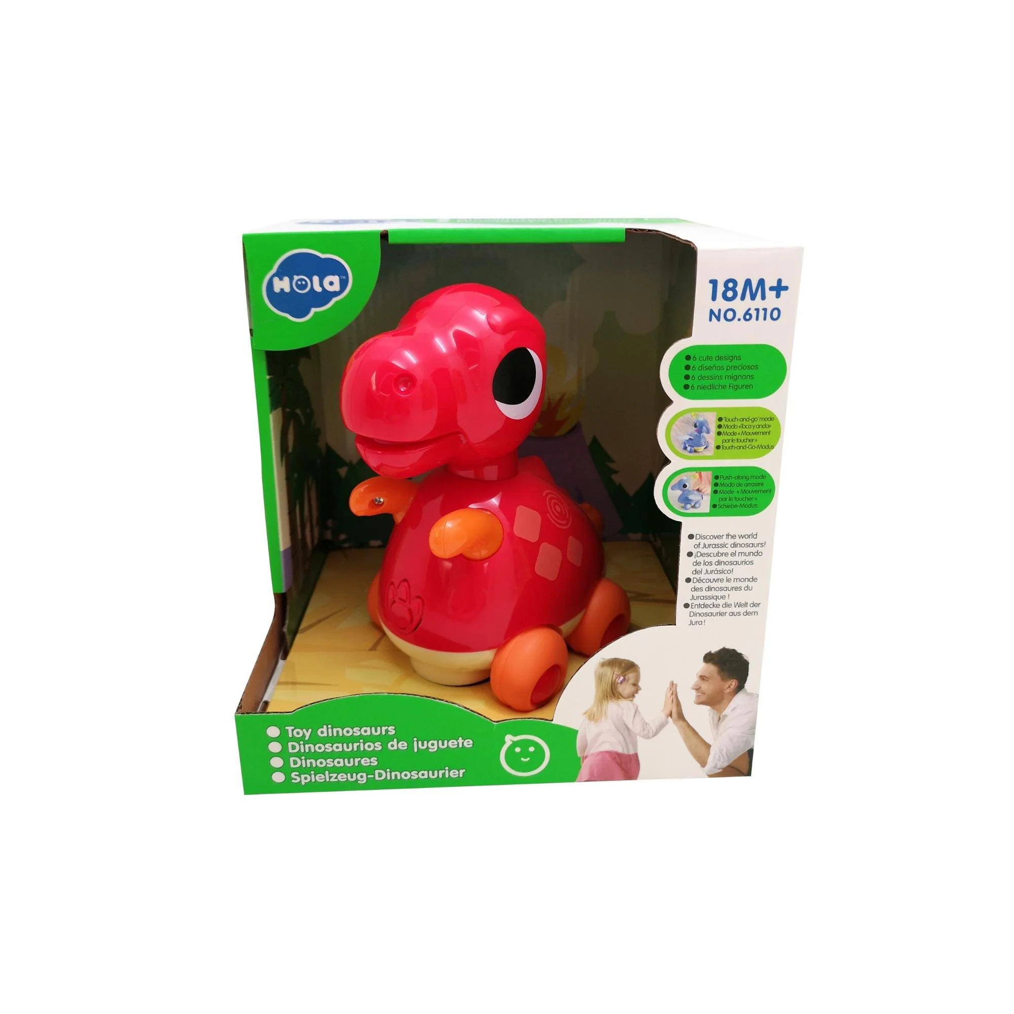 Jucarie interactiva Hola Toys Dinozaurul T-rex