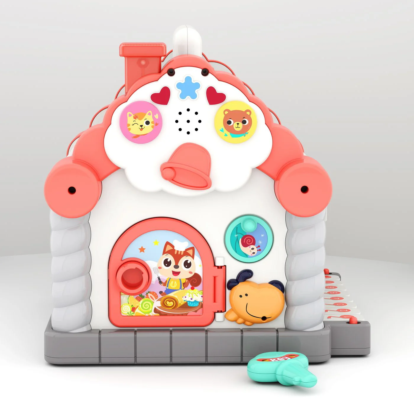 Музыкальная игрушка-сортер Hola Toys Веселый Домик