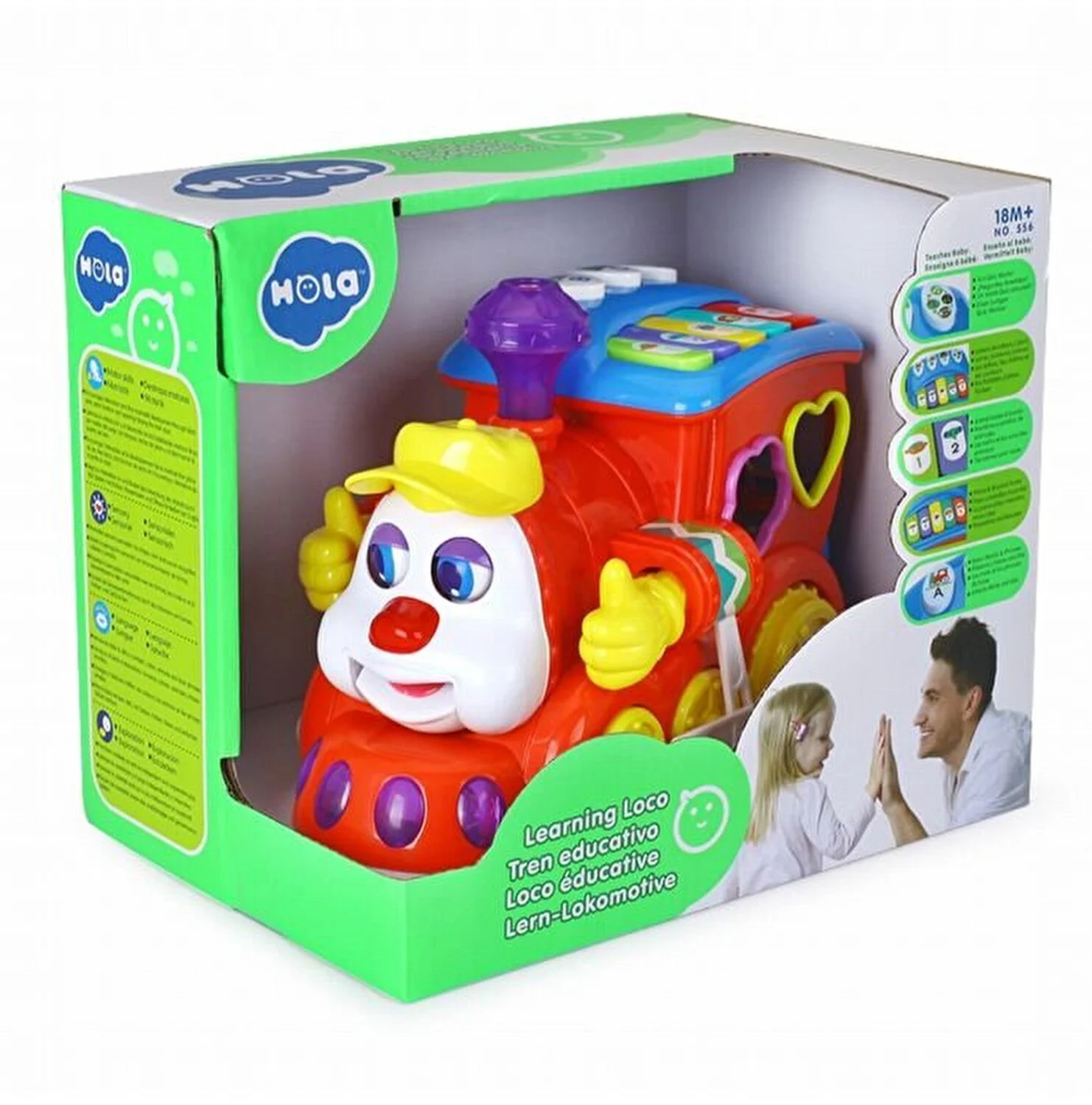 Jucarie-sorter muzicala Hola Toys Trenulet foto