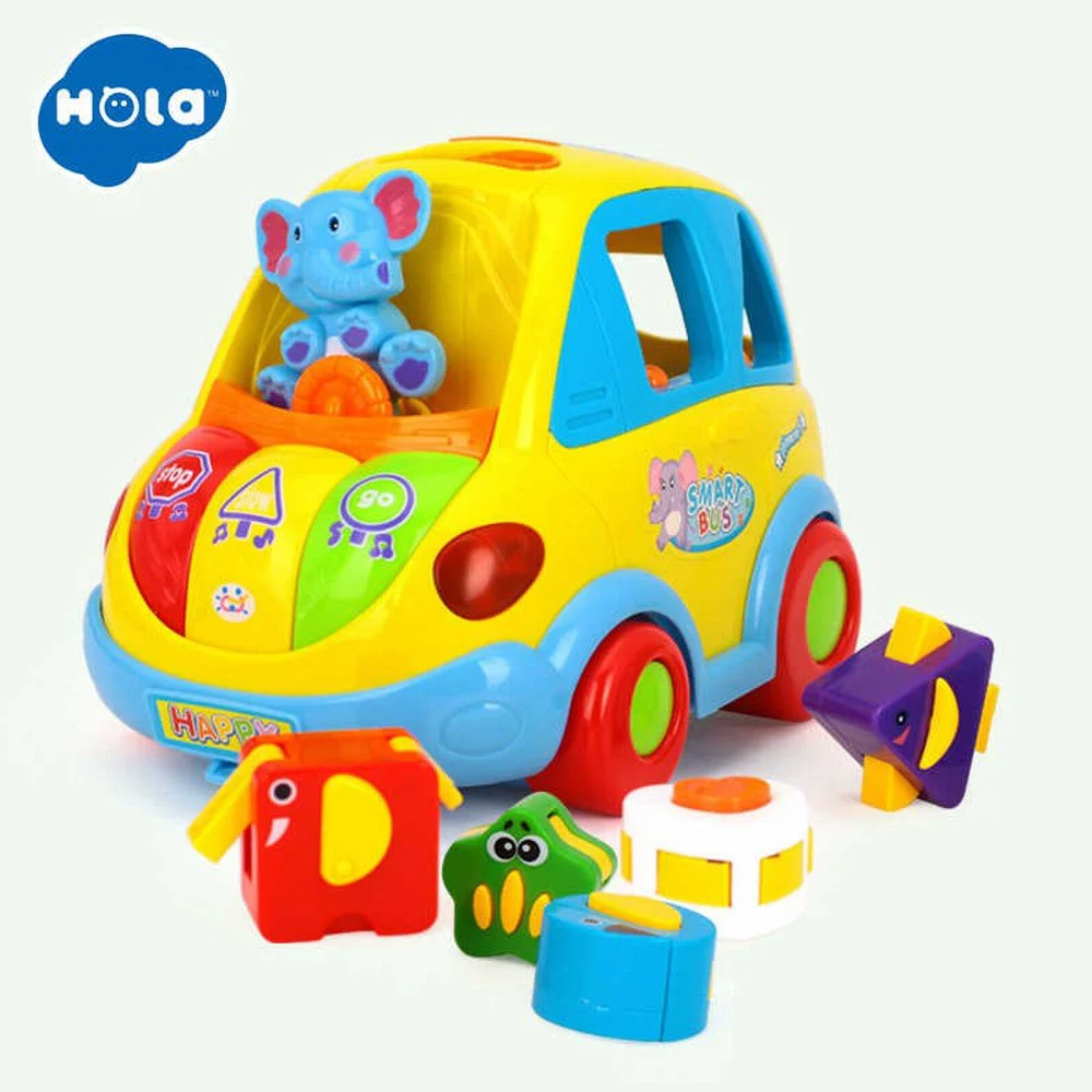 Jucarie-sorter Hola Toys Autobusul Vesel