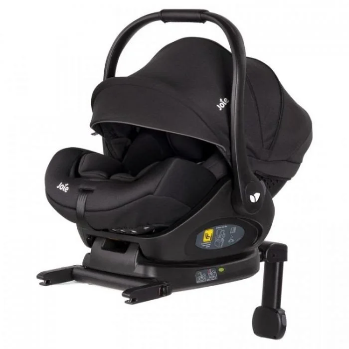 Scoica auto inclinabila i-Size Joie i-Level Coal, nastere - 85 cm