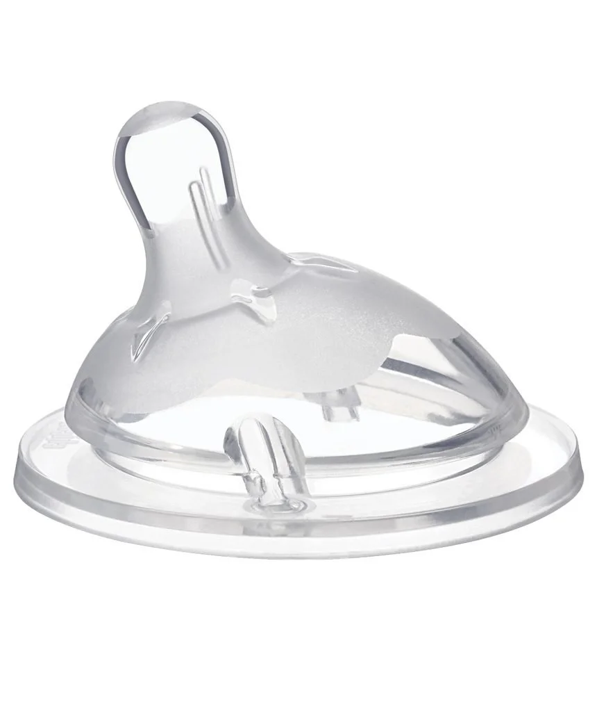 Biberon din sticla Chicco Natural Feeling cu tetina din silicon (0+ luni), 150 ml foto