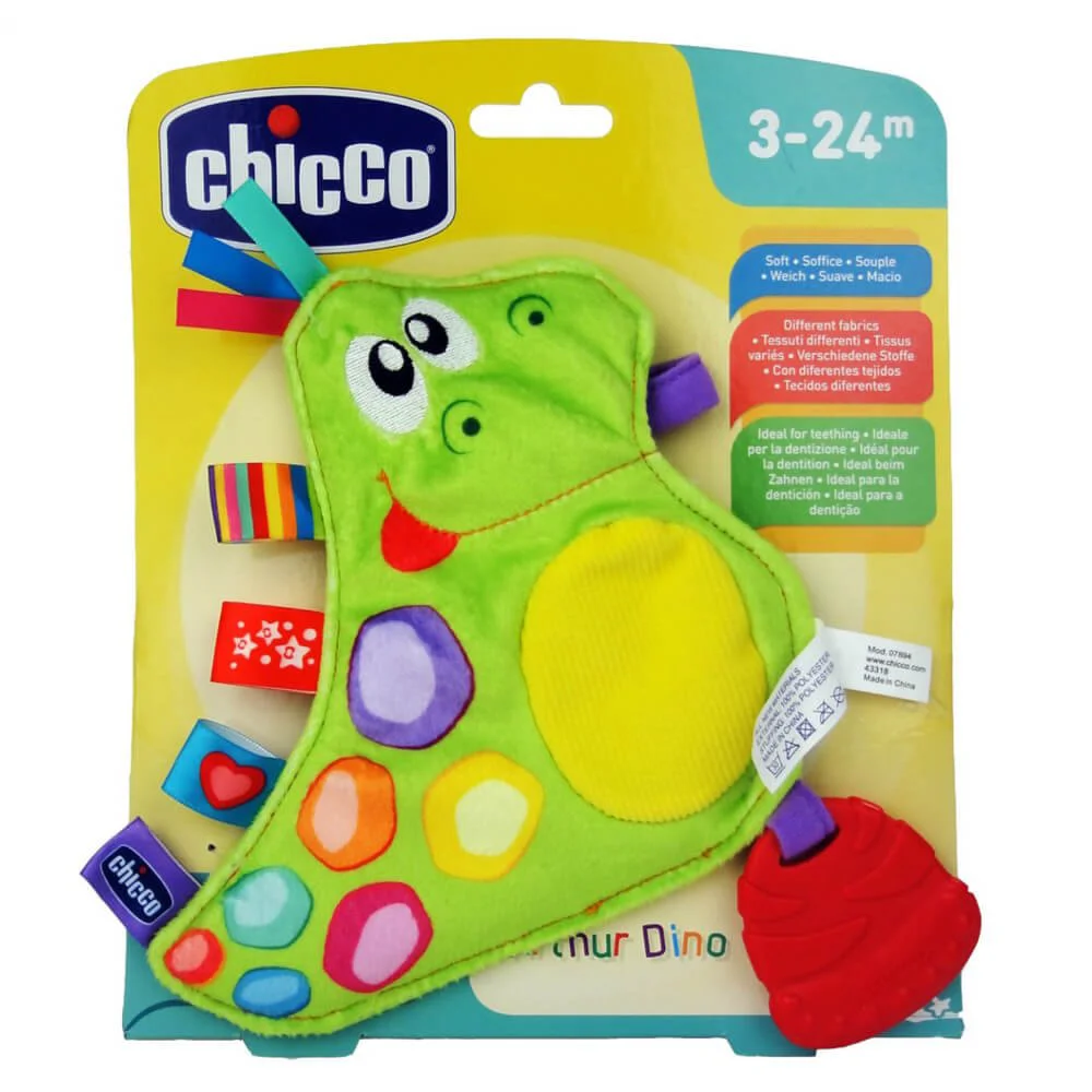 Jucarie senzoriala moale Chicco Dinozaurul Arthur (3+ luni) foto
