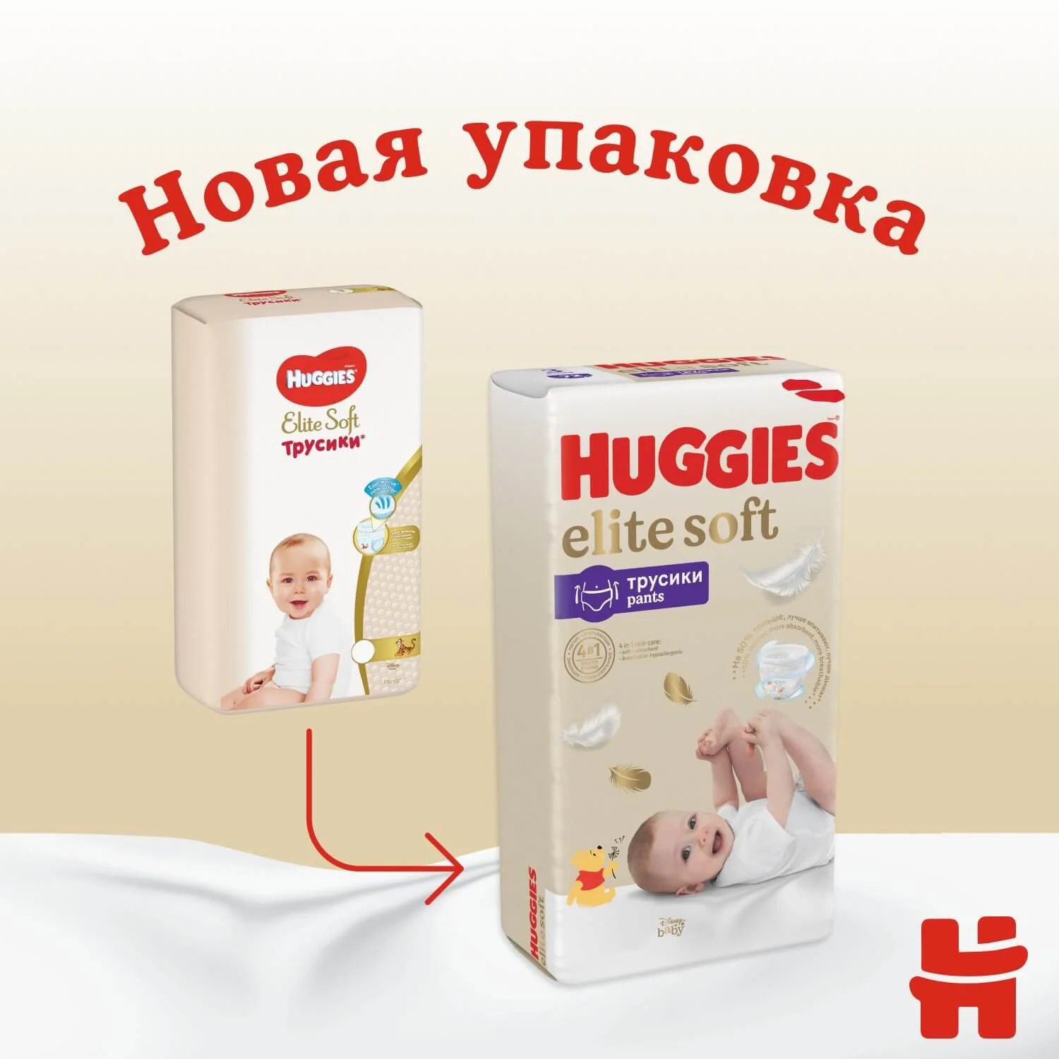 Трусики Huggies Elite Soft Mega 6 (15-25 кг), 32 шт. foto