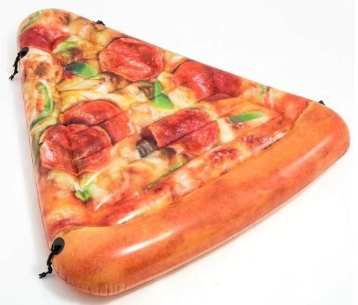 Pluta gonflabila Intex Pizza, 160x137x23 cm foto