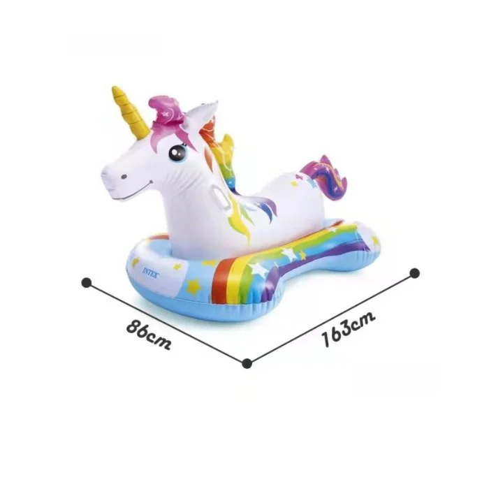 Saltea gonflabila pentru copii Intex Unicorn 163x86cm, (3ani+) foto