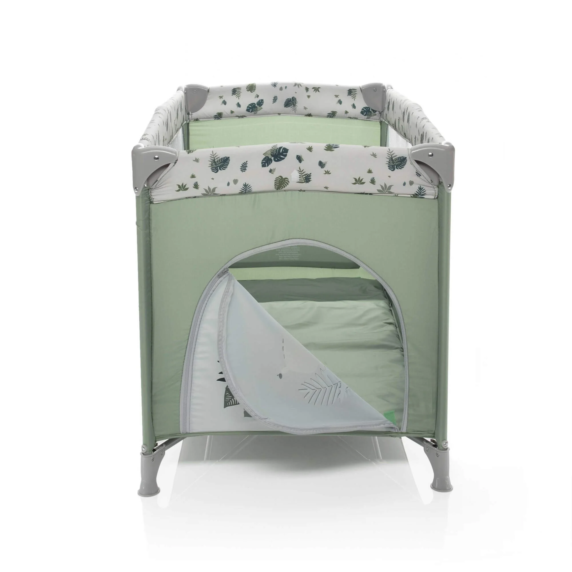 Детская складная кроватка ZOPA Caravan Jungle Green foto