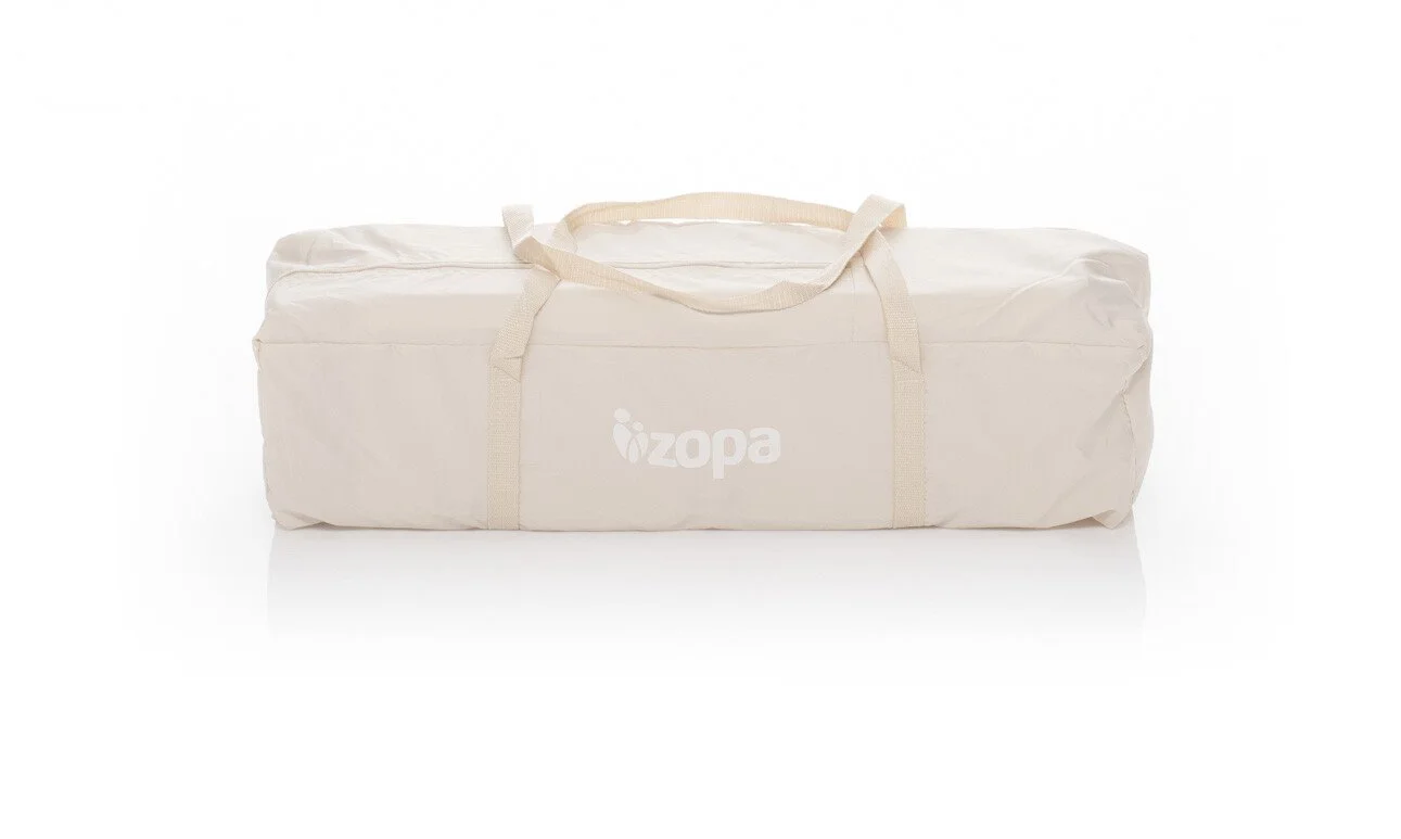 Patut pliant cu 2 nivele ZOPA Nanny Animal Beige foto