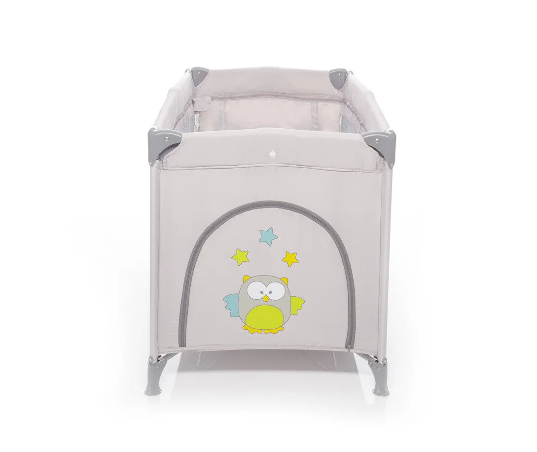 Patut pliant cu 2 nivele ZOPA Nanny Griffin Grey foto