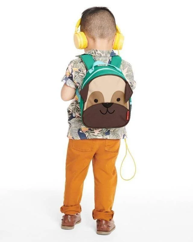 Рюкзак с ремешком безопасности Skip Hop Zoo Мопс