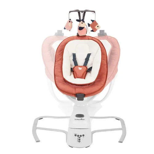 Leagan Babymoov Swoon Motion Terracotta cu conectare la priza foto
