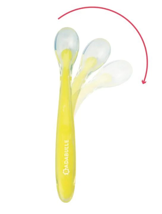 Set 6 lingurite colorate Badabulle flexibile