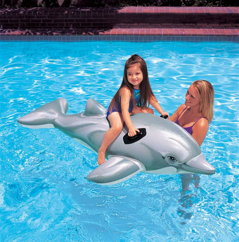 Pluta gonflabila Intex Delfin 175x66cm, (3+ ani) foto
