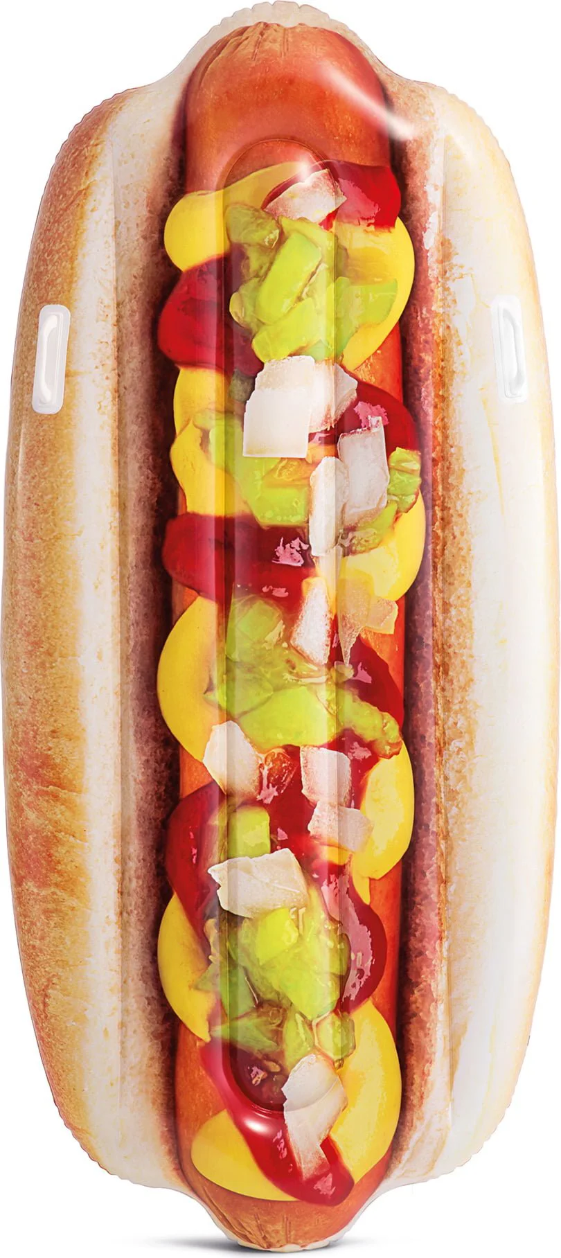 Pluta gonflabila Intex Hot Dog cu manere, 173x76x20 cm foto