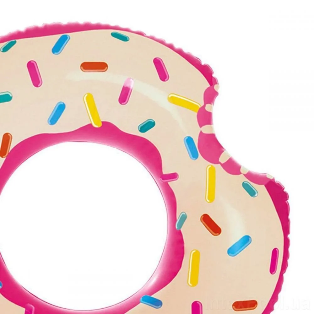 Cerc gonflabil Intex Donut (9+ ani), 107x99 cm foto