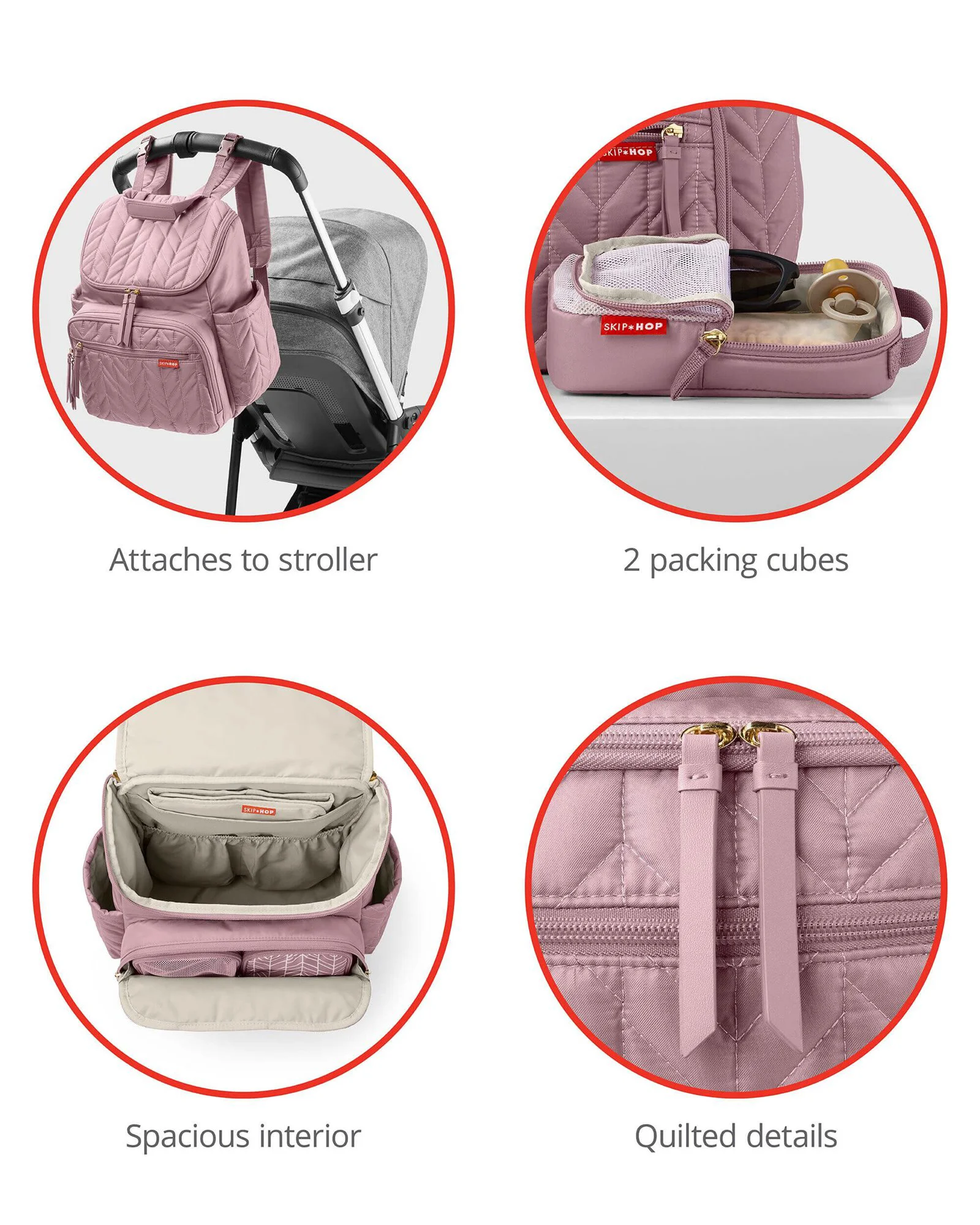 Рюкзак для мамы Skip Hop Forma Mauve Mist foto