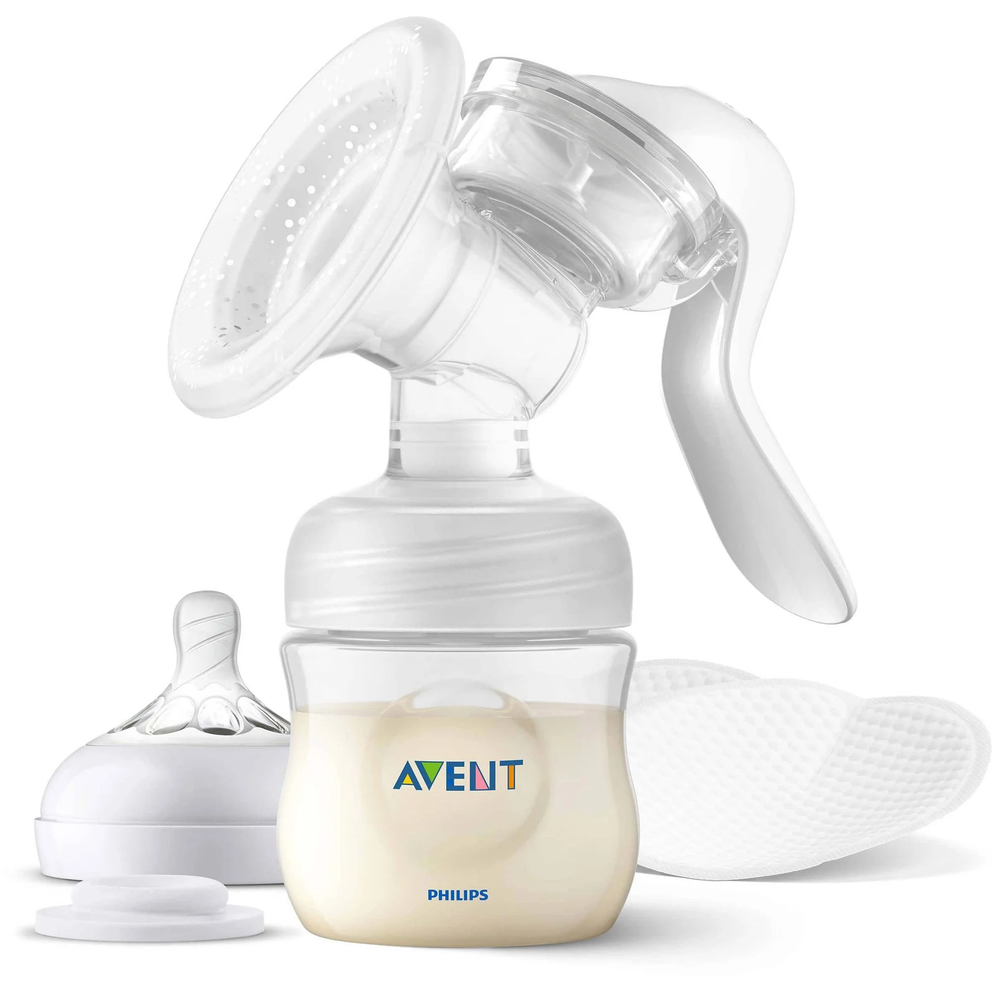 Комплект для грудного вскармливания Philips AVENT с ручным молокоотсосом
