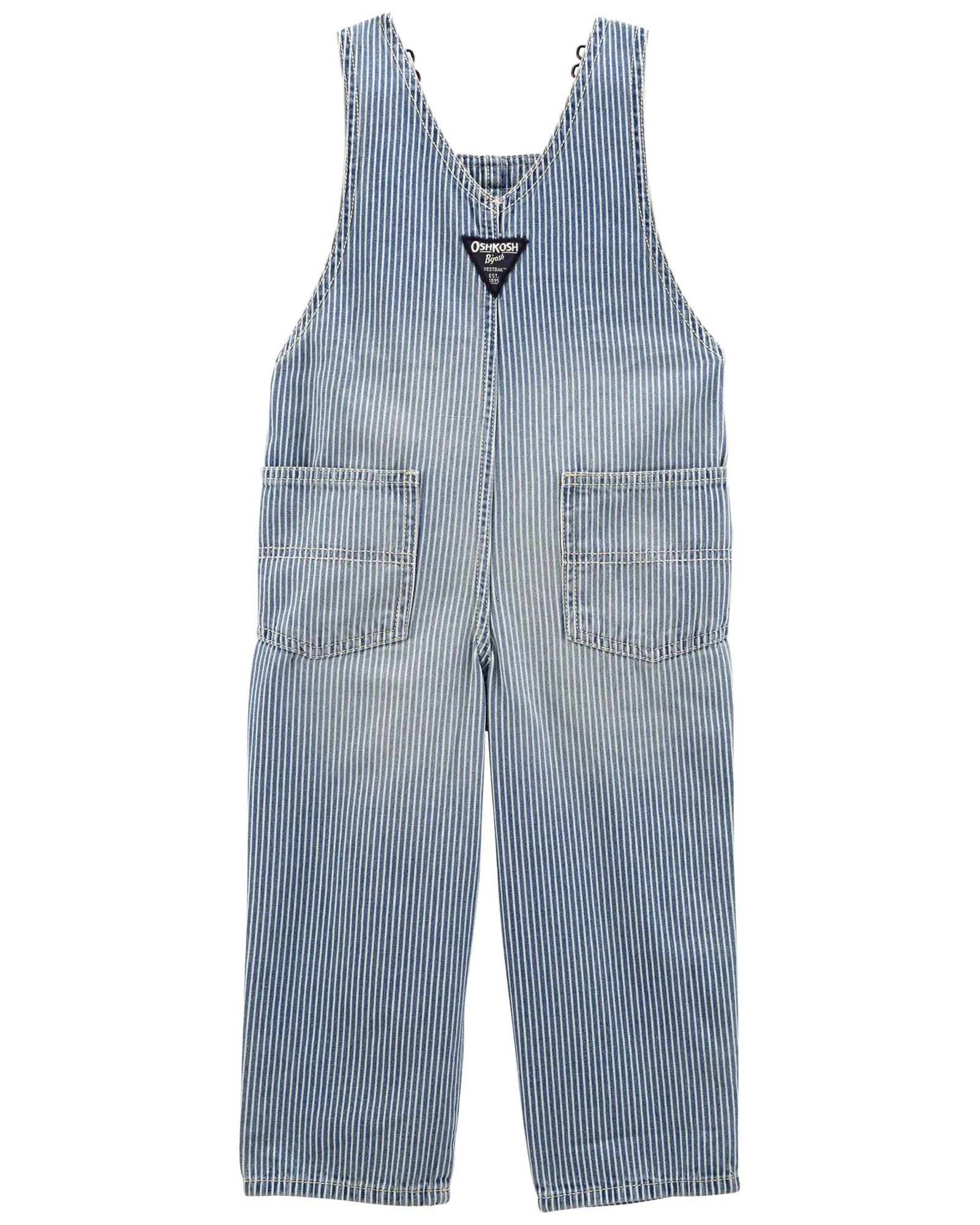 OshKosh Salopeta denim cu dungi