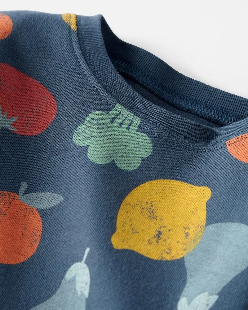 Carter's Pijama 2 piese Fructe 100% bumbac organic foto