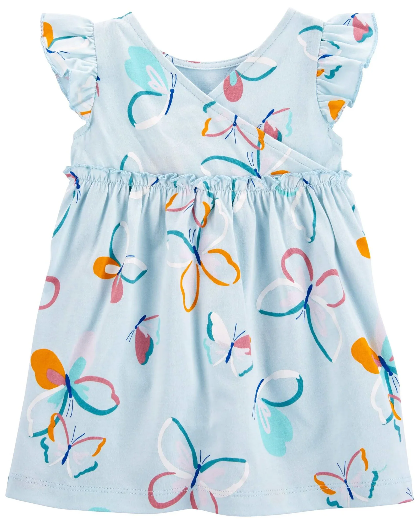 Carter's Rochita albastra Fluture foto