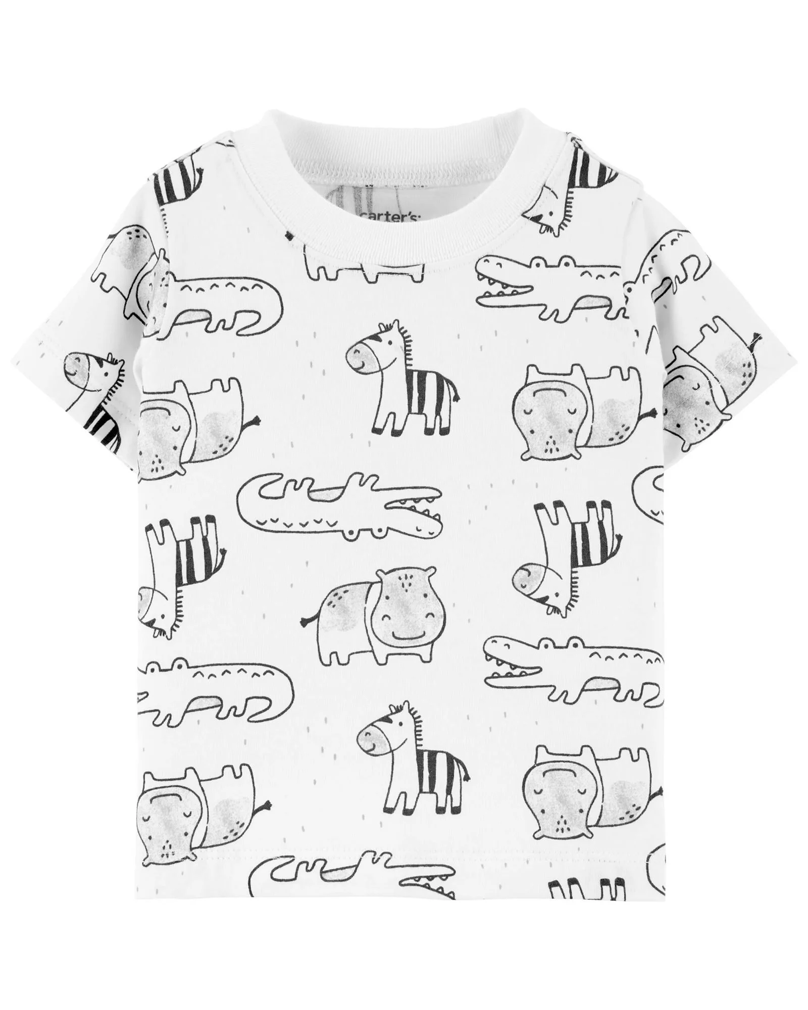 Carter's Set 2 piese Tricou si salopeta Animale foto