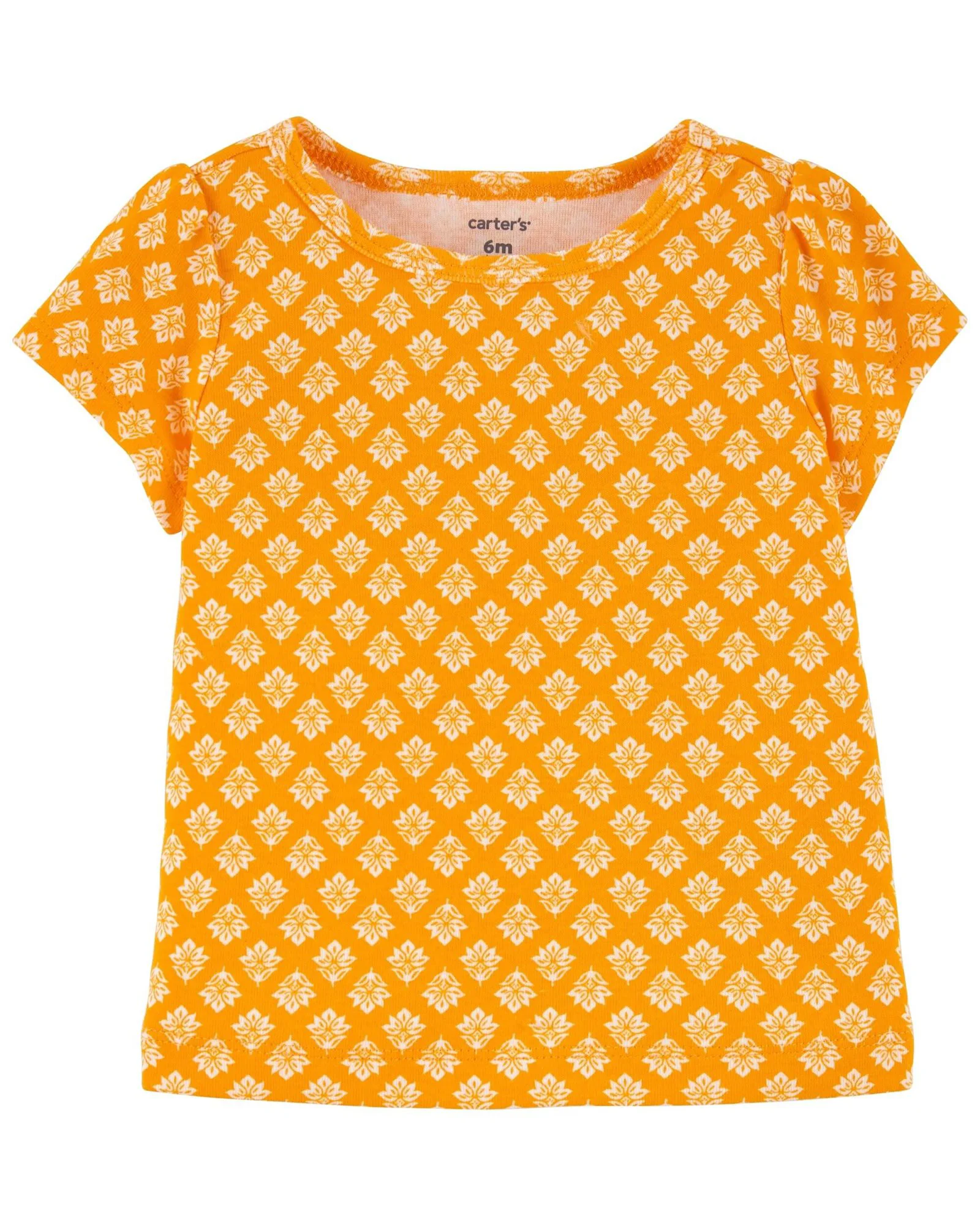 Carter's Set 2 piese Tricou si salopeta tip body portocaliu foto