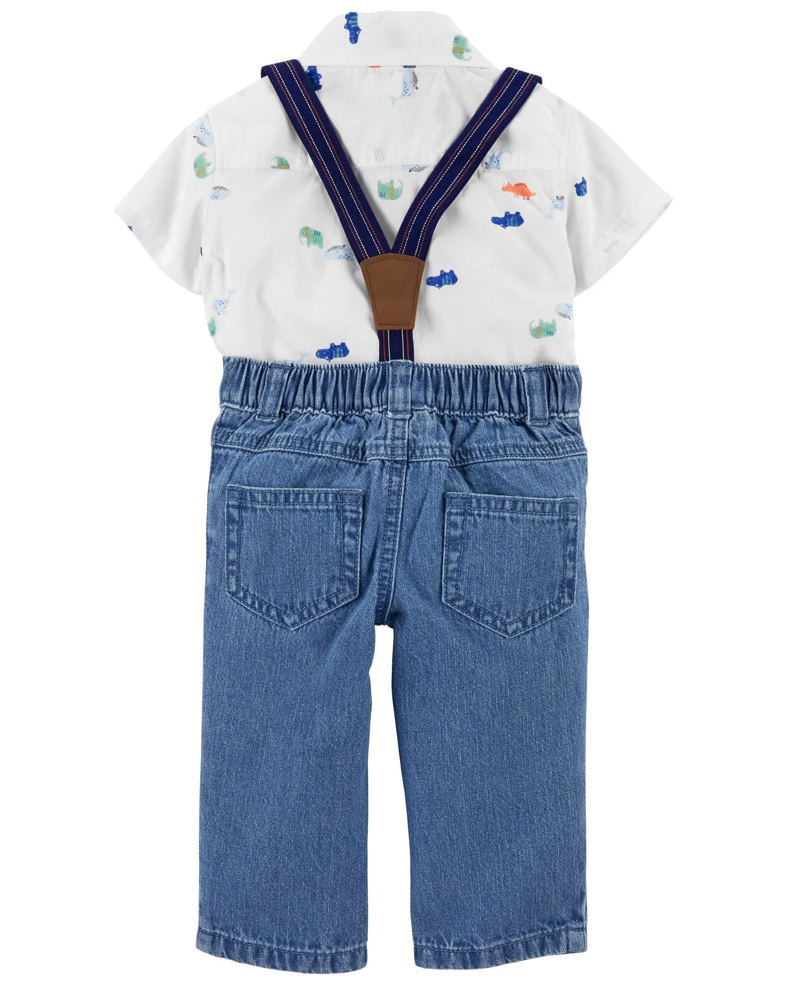 Carter's Set 2 piese Body si pantaloni Animale foto