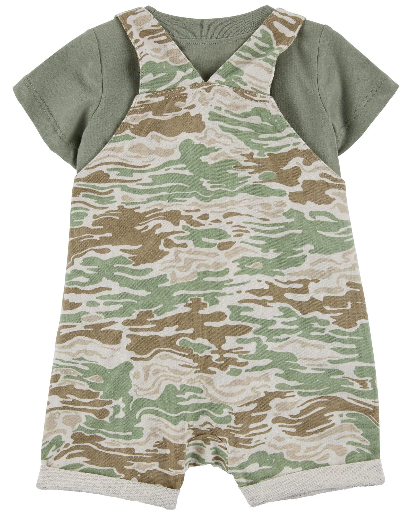 Carter's Set 2 piese Tricou si salopeta Camuflaj foto