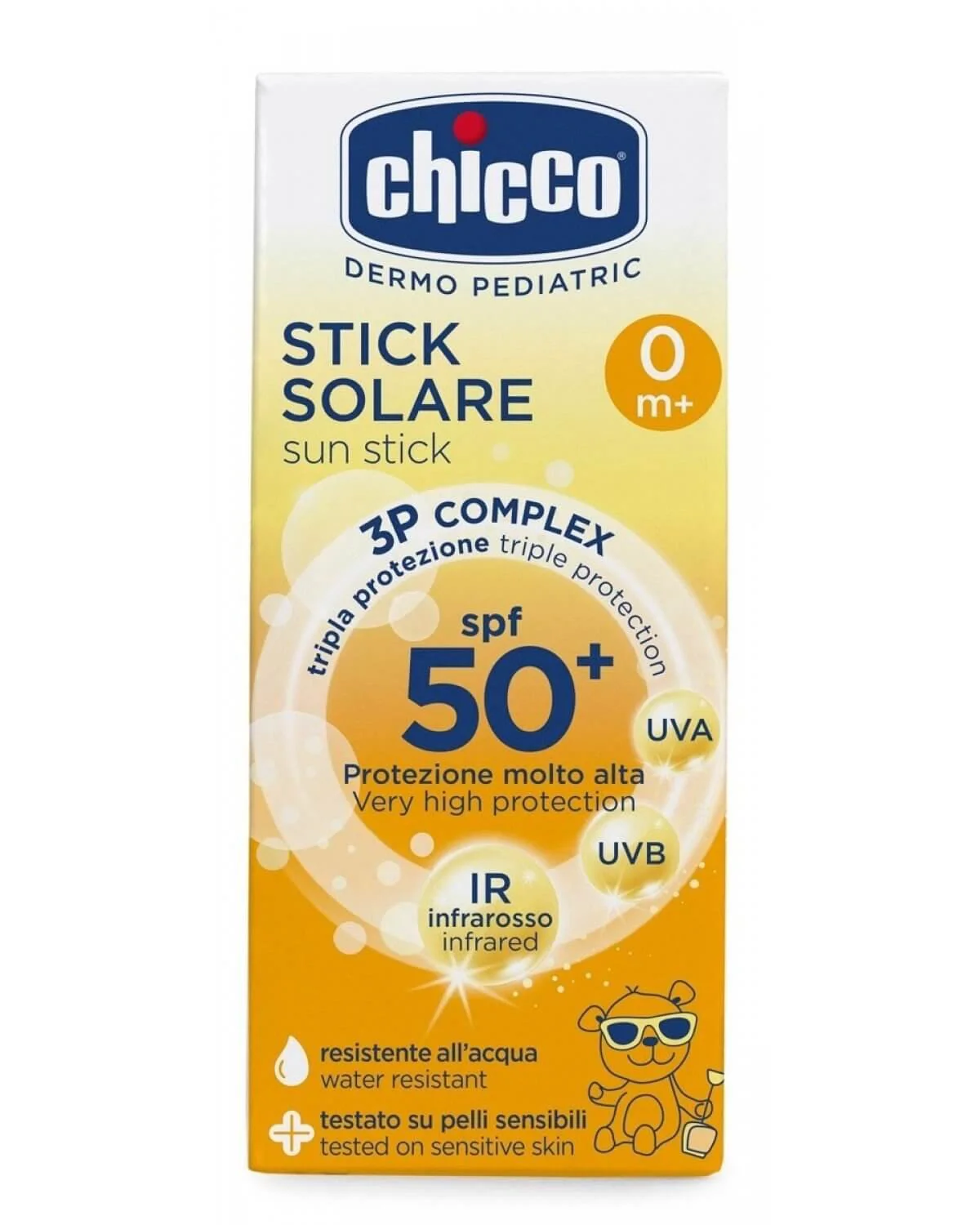 Солнцезащитный стик Chicco Dermo Pediatric SPF 50+ (0+ мес.), 9 г