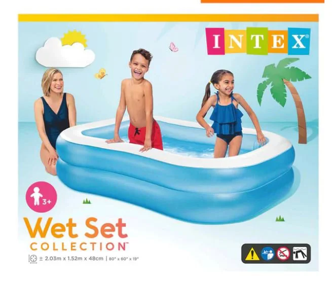 Надувной Бассейн Intex 203x152x48см, 540Л, (3лет+) foto