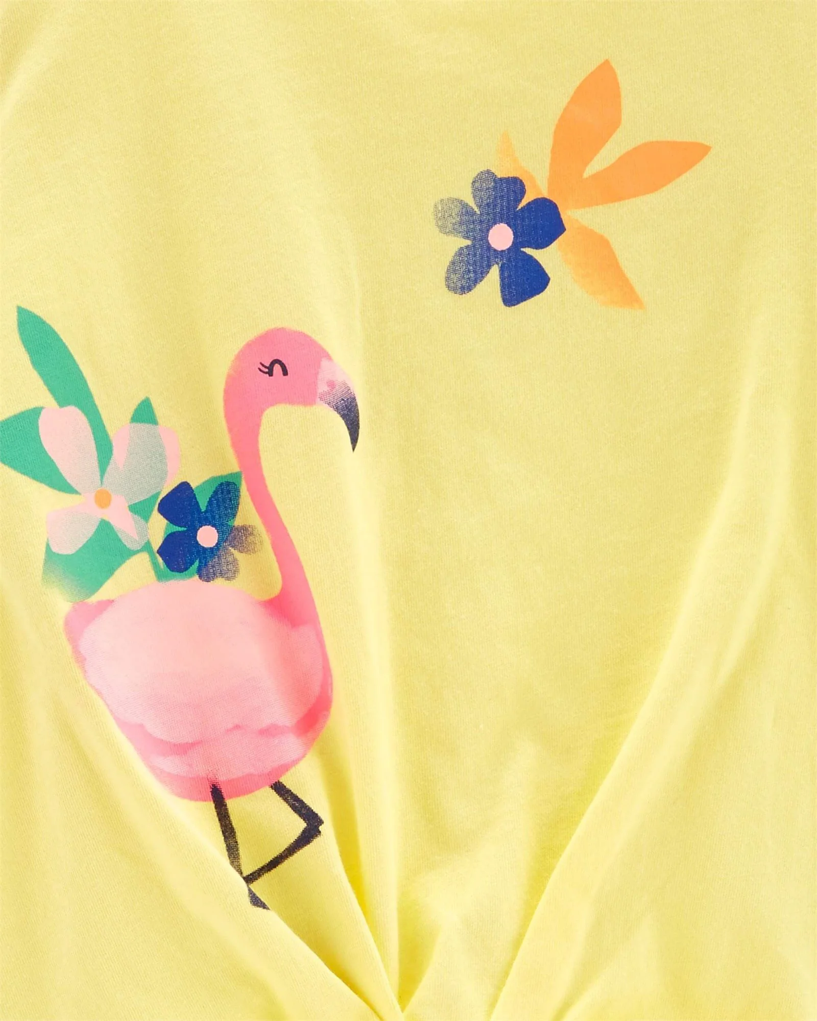 Carter's Set 2 piese Tricou si pantaloni scurti Flamingo foto