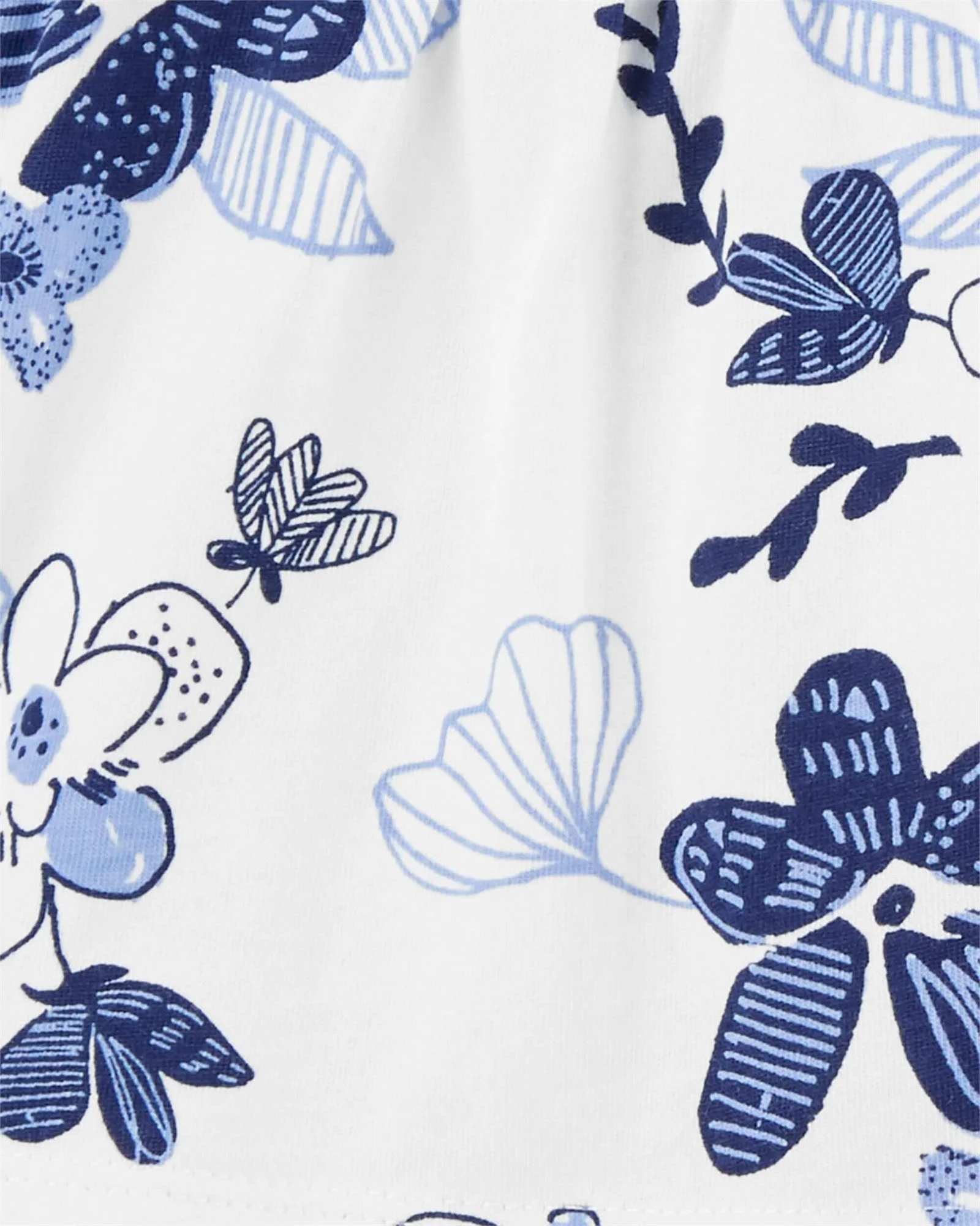 Carter's Set 3 piese Body, tricou si pantaloni scurti Flori