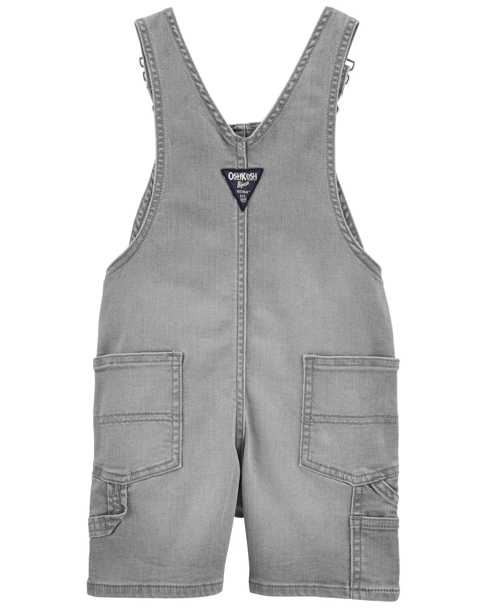 OshKosh Salopeta denim gri foto