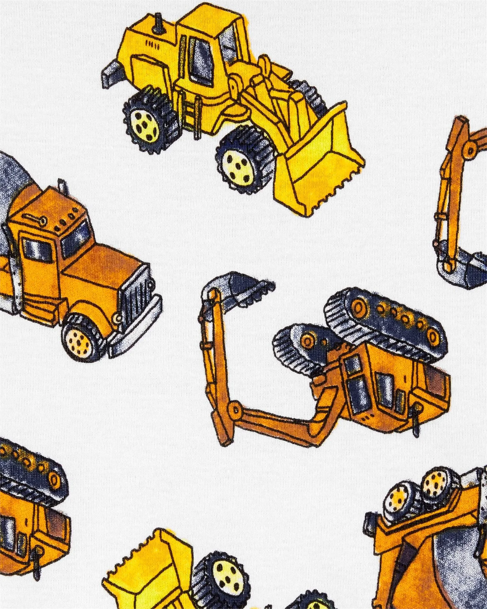 Carter's Set 2 pijamale Excavator foto