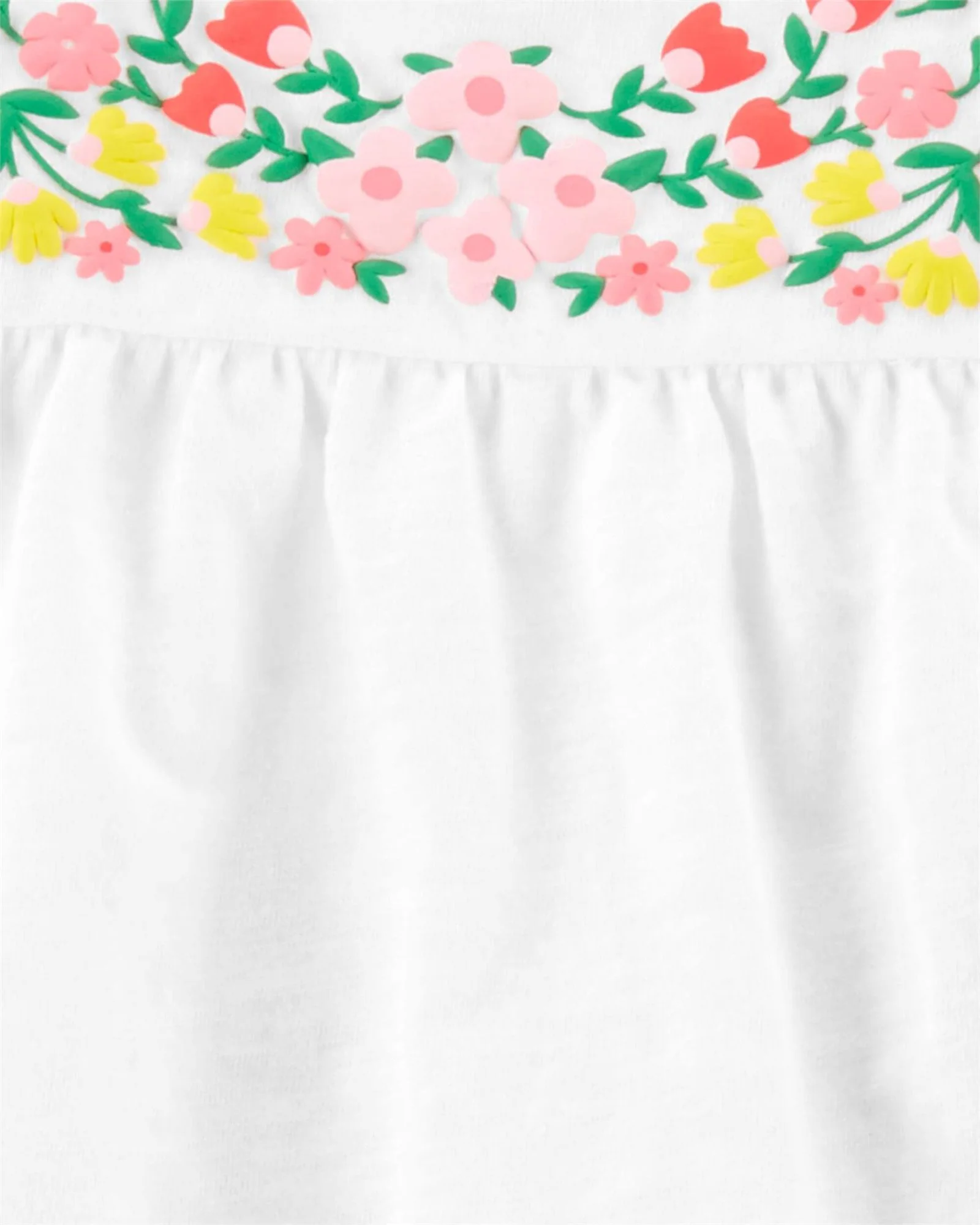 Carter's Set 3 piese Body, tricou si pantaloni scurti Flori foto